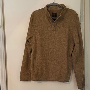 Browning Men's Brown Crewneck Sweater